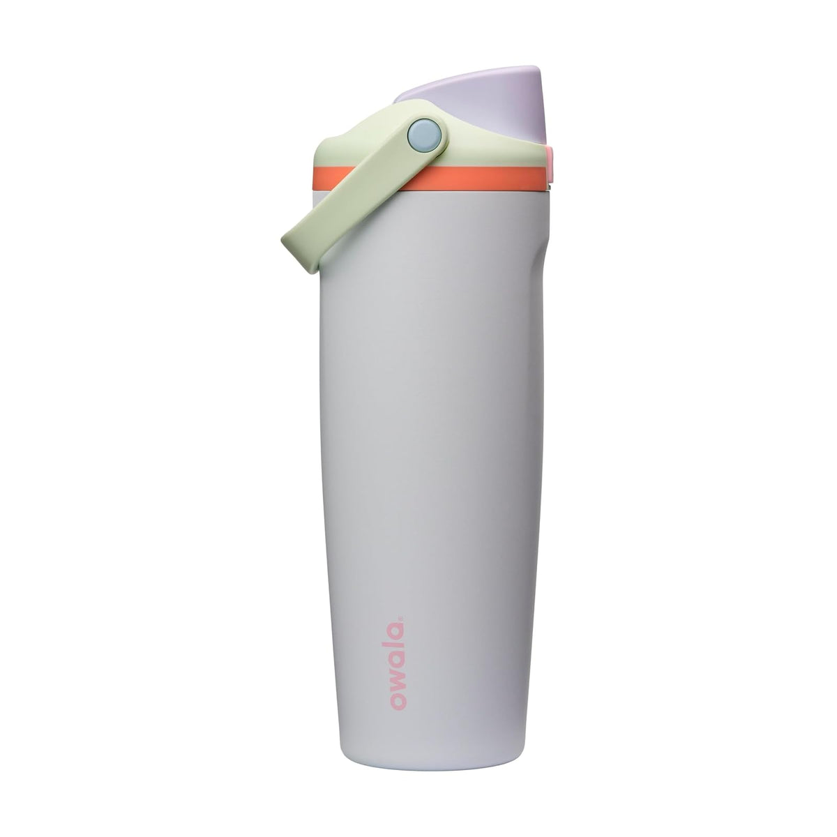 Owala FreeSip Sway Botella de Agua con Popote, Acero Inoxidable - 30 Ounces - Beach House