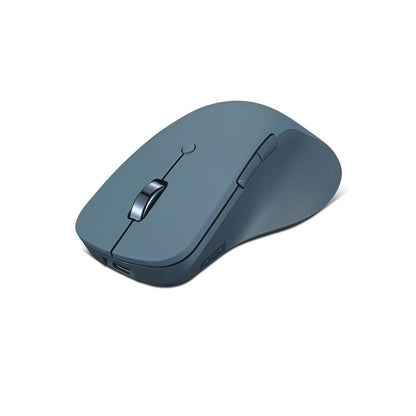 Lenovo Mouse Yoga Pro Azul | Ergonómico | Bluetooth 5.0 | DPI (tres niveles) y ajustable mediante software hasta 4000, Botones laterales y superiores programables para personalizar