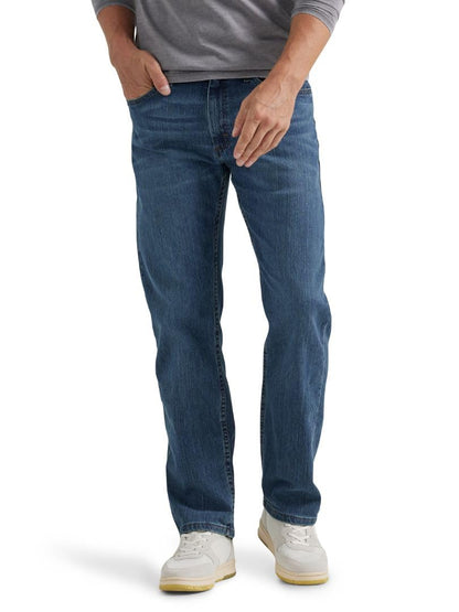 Wrangler Authentics Pantalón de Mezclilla Clásico 5 Bolsillos para Hombre - 40W x 32L - Azul