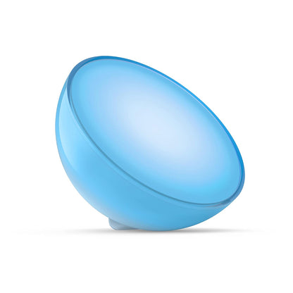 Philips Hue Go - Lámpara de mesa (Bluetooth y Zigbee), color blanco + Extensión - Tira de Luz Interior White & Color Ambiance - 1m - Versión Lightstrip Plus V4 con Bluetooth y Zigbee
