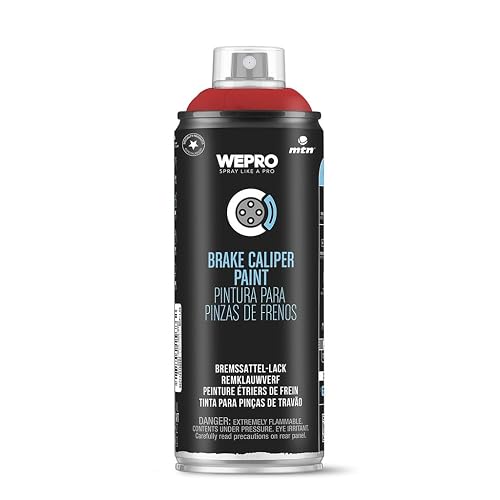 Montana Colors EX014PB002 MTN PRO Pintura Pinzas de Freno Rojo, 1 Unidad, 400 ML