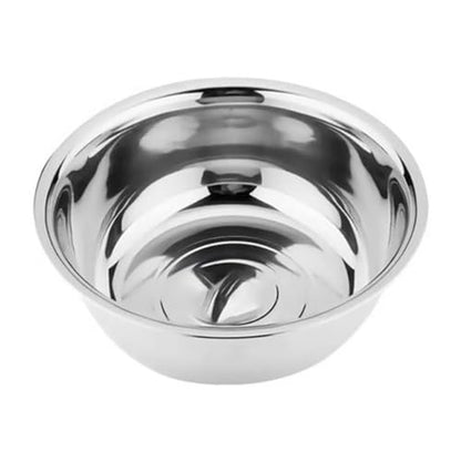 Aleissi | Bowl, Ensaladera, Tazón de Acero Inoxidable Grande de 30cm x 12cm, Ideal para Ensaladas, Mezclar y Batir