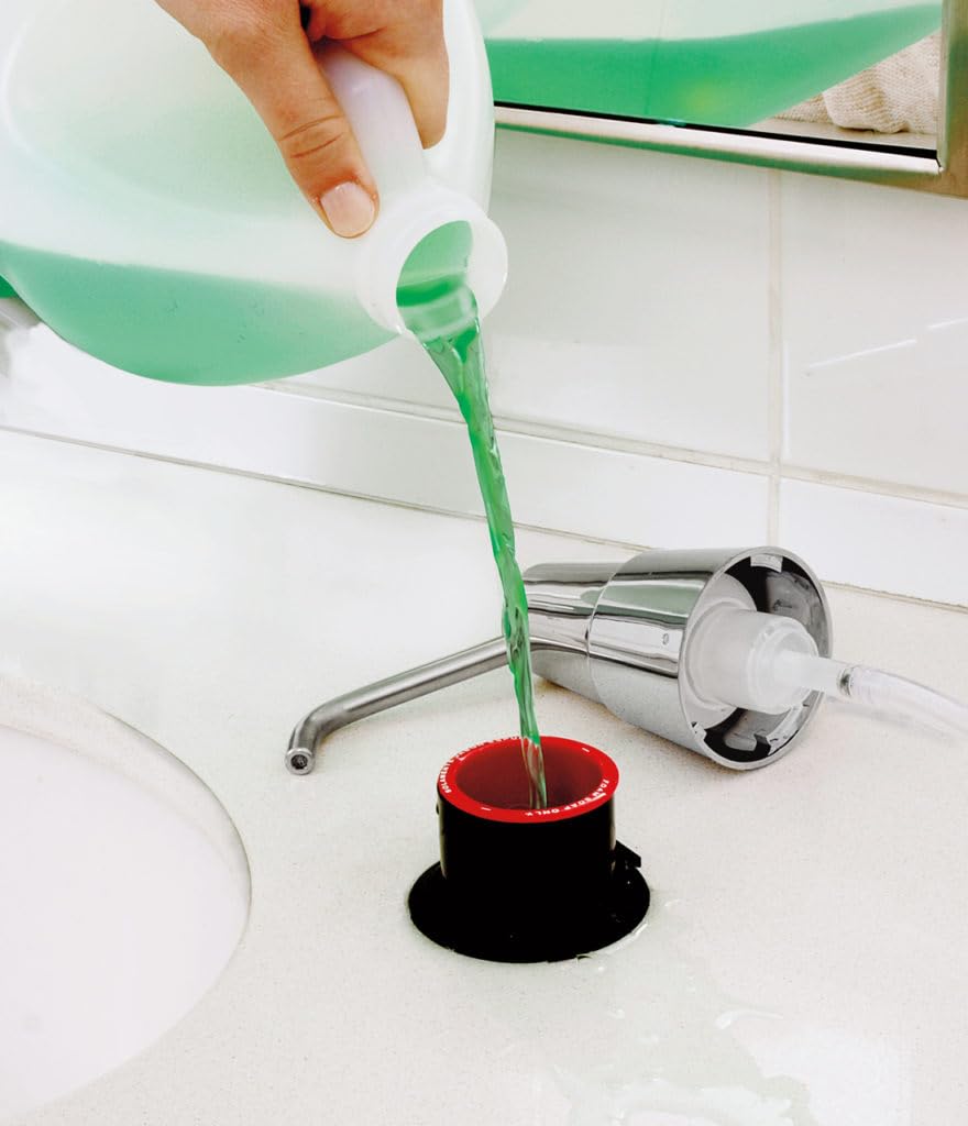 BOBRICK 823 Dispensador Manual de jabón de Espuma de Relleno Superior, Boquilla de 4 Pulgadas, Capacidad de 33 onzas líquidas