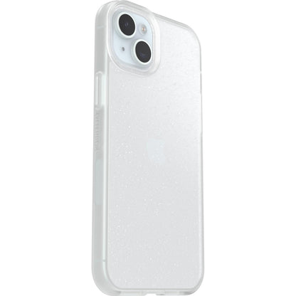 OtterBox - Carcasa para iPhone 15 Plus y iPhone 14 Plus de la Serie de prefijos - Stardust (Transparente/Purpurina), Ultrafina, Apta para Bolsillo, Bordes elevados Que protegen la cámara y la