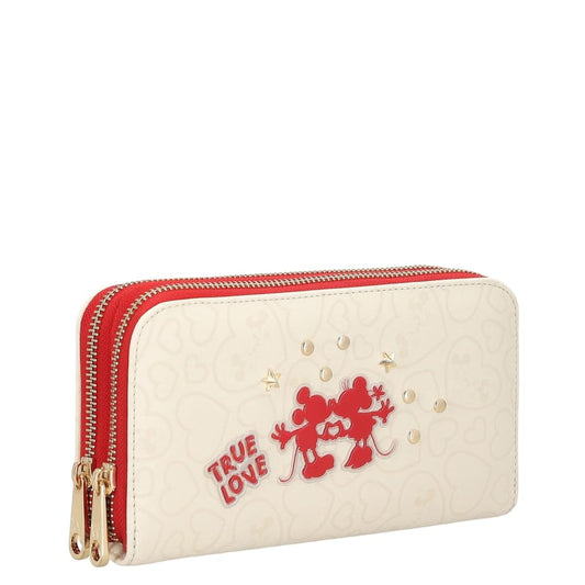 W Capsule Mickey & Minnie Cartera para Mujer Beige HBYARMULKE69CW