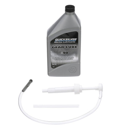 Quicksilver Kit de lubricante y Bomba de Engranajes de Alto Rendimiento 90