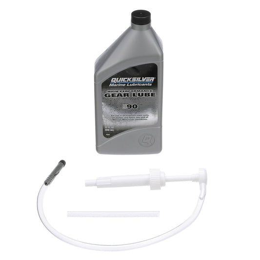 Quicksilver Kit de lubricante y Bomba de Engranajes de Alto Rendimiento 90