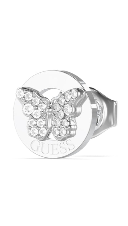 GUESS Aretes para Mujer BORBOLETA color Plata