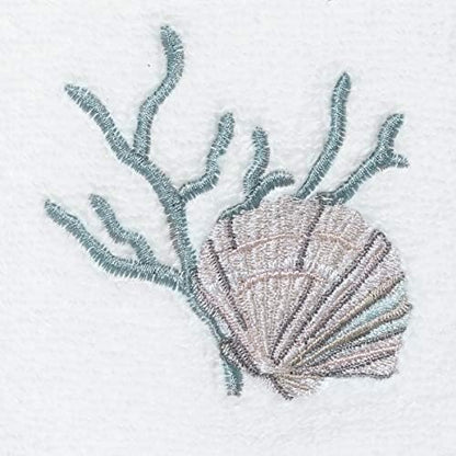 Avanti Linens - Toalla de Punta de los Dedos, Toalla de algodón Suave y Absorbente (colección Coastal Terrazo)
