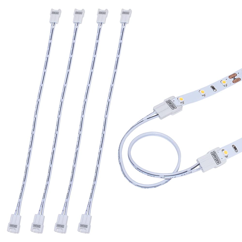 Armacost Lighting 560724 White LED Tape Light Connector