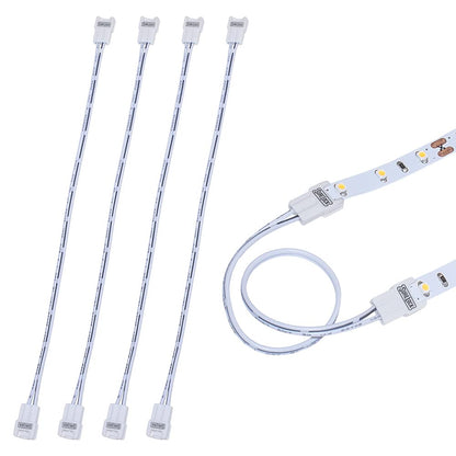 Armacost Lighting 560724 White LED Tape Light Connector