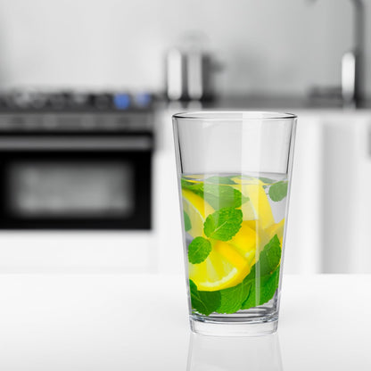 Borgonovo Conic Juego de 6 Vasos de Vidrio, 450 ml