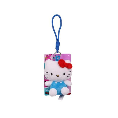 Ruz Llavero Peluche Hello Kitty 10 cm Suave con Aro Metálico | Accesorio para Mochila Bolsa o Llaves | Diseño Ligero y Resistente Ideal para Uso Diario o Regalo | Multicolor