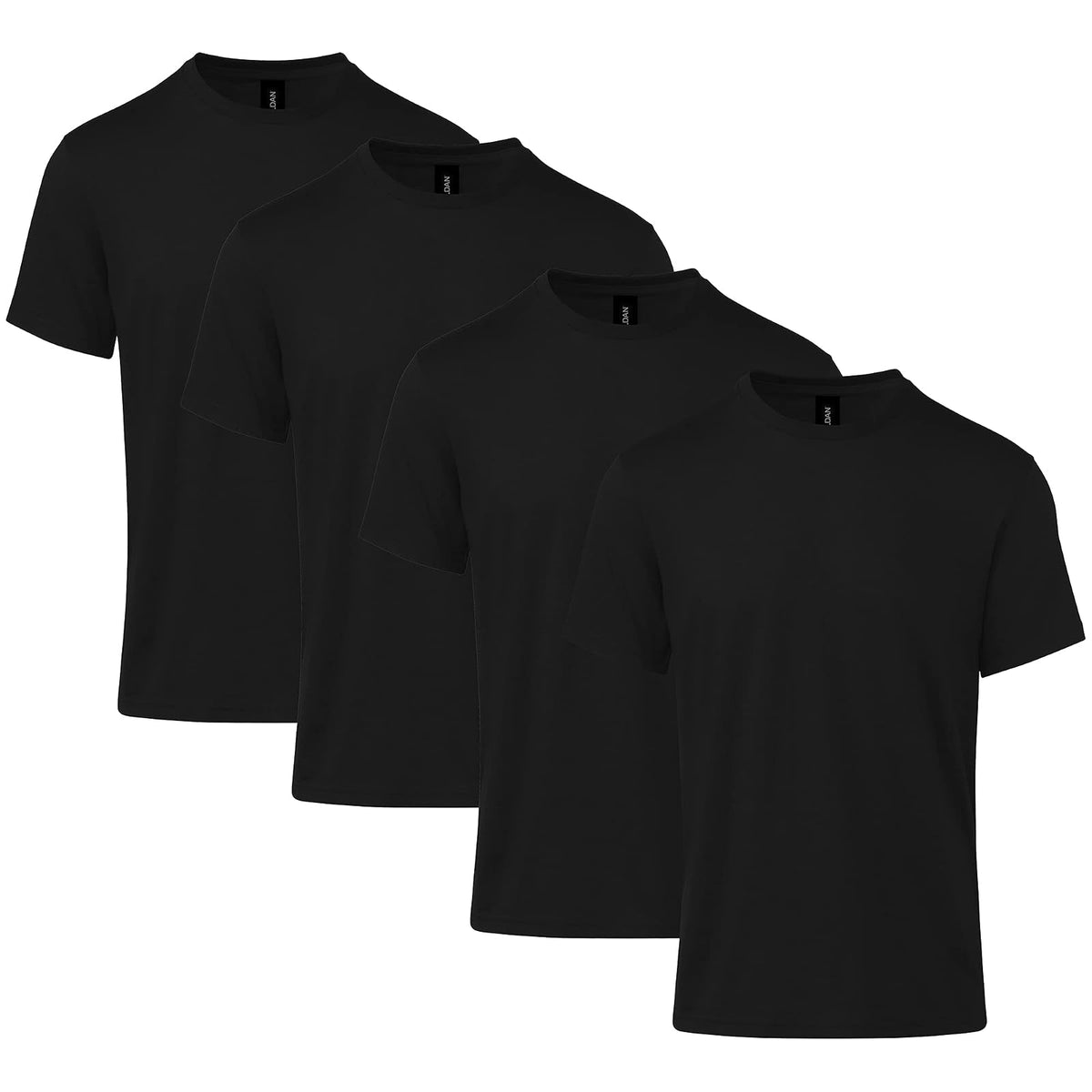Gildan Softstyle CVC - Playera de Manga Corta, Estilo G67000, 4 Unidades Camiseta para para Hombre