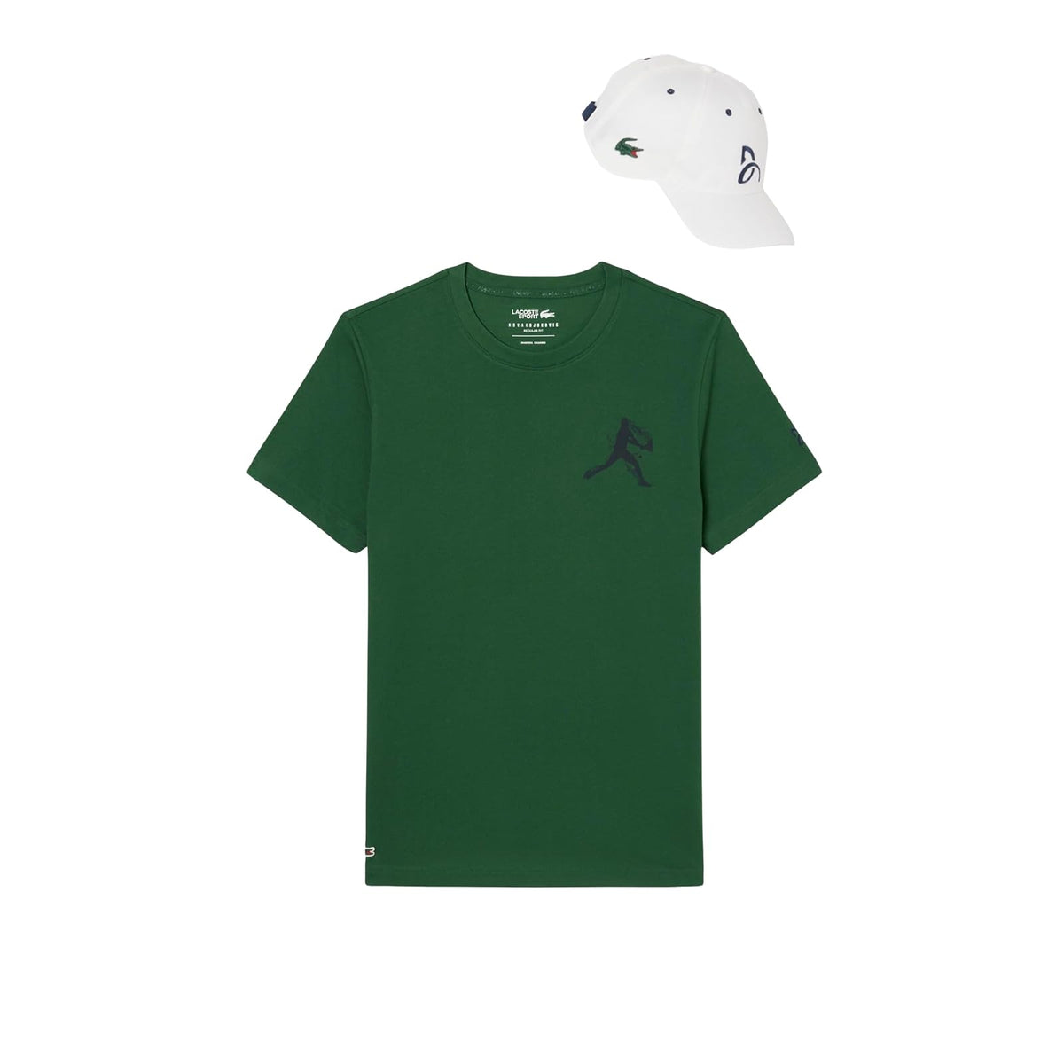 Lacoste Sport Tennis X Novak Djokovic T-Shirt & Hat Pack Conjunto de Ropa Hombre