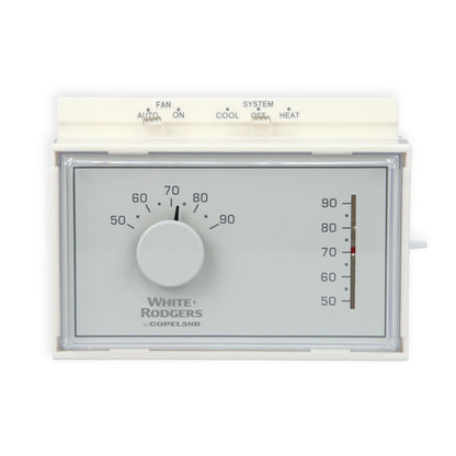White Rodgers Emerson 1F56N-444 Mechanical Heating and Cooling Thermostat