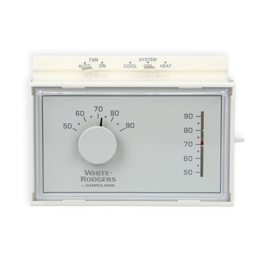 White Rodgers Emerson 1F56N-444 Mechanical Heating and Cooling Thermostat