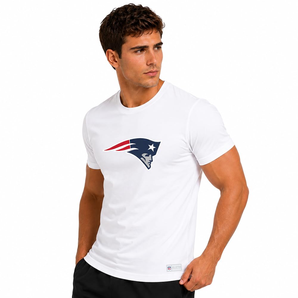 NFL Playera Aficionado Básica New England Patriots