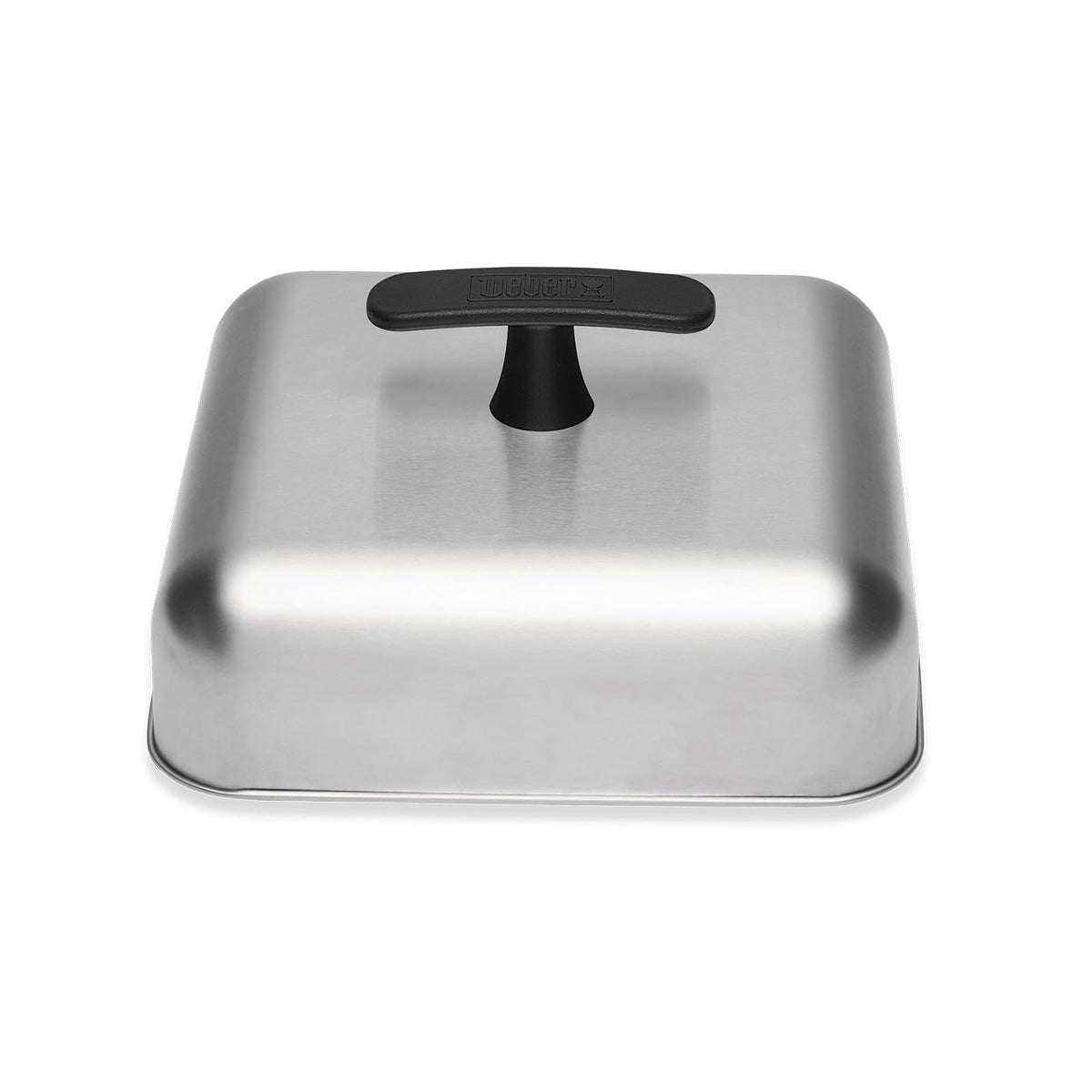 Weber - Tapa para Hamburguesas | Cubre 4 hamburguesas, para derretir queso y cocinar verduras y arroz al vapor - (10 x 10 pulgadas), accesorios de cocina para