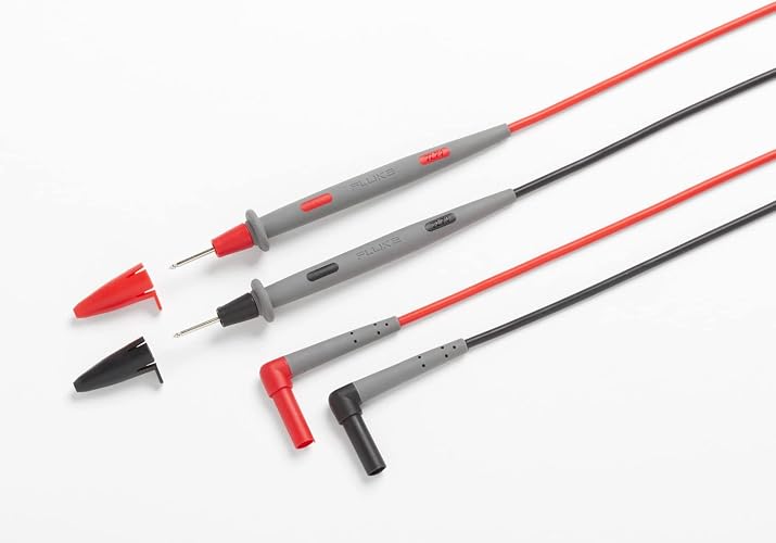 Fluke - TL71-1 TL71 Juego de cables de prueba premium, ángulo recto