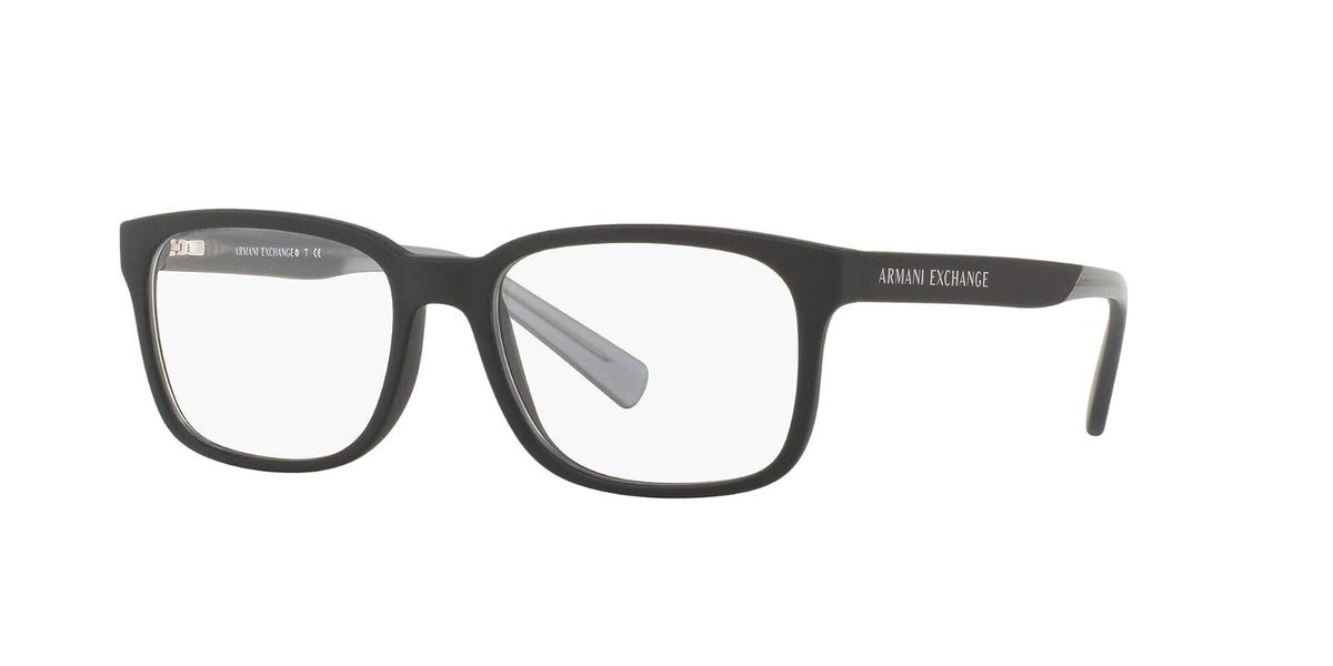 Armani Exchange Ax3029 - Marco cuadrado para anteojos graduadas para hombre