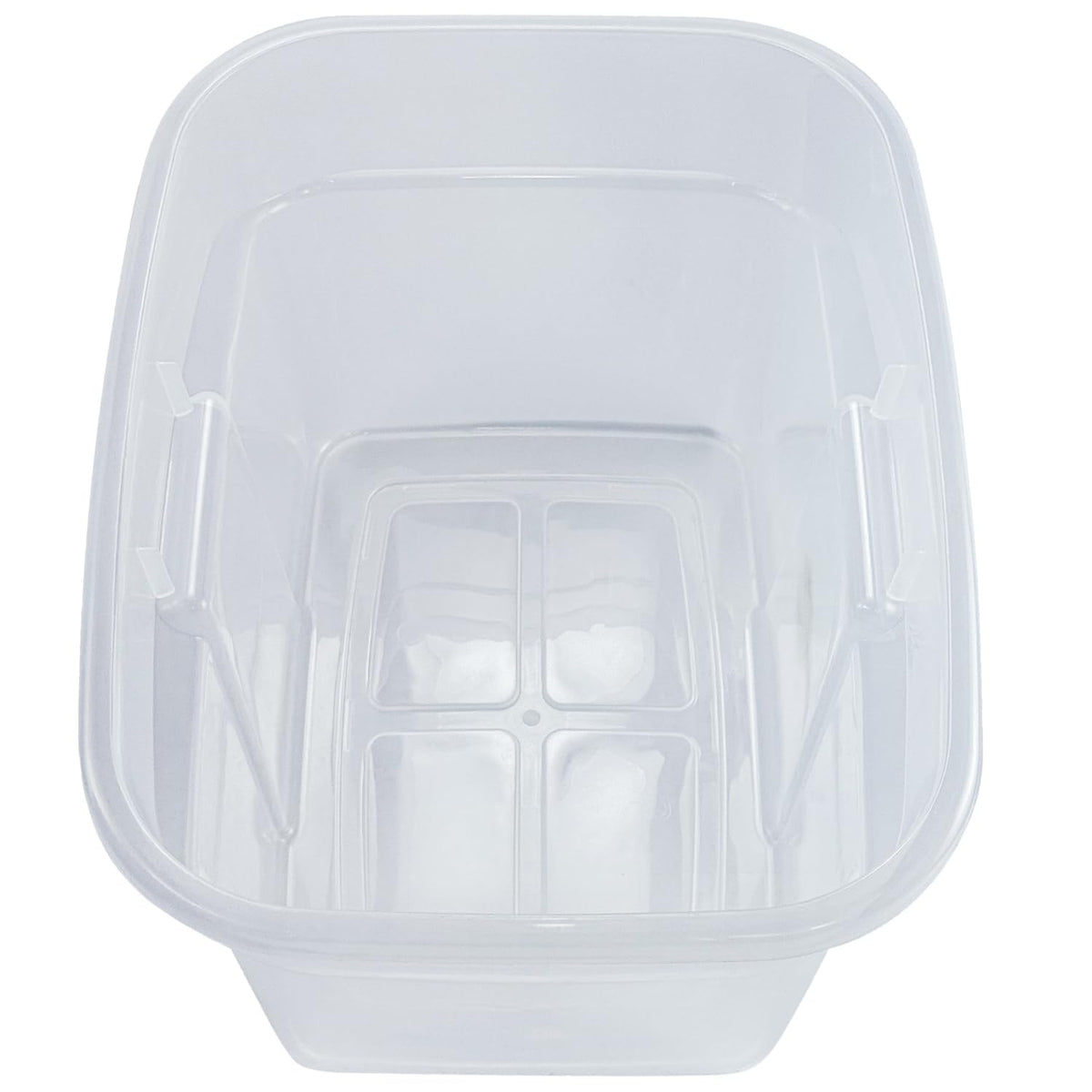 Caja de Almacenamiento 32 L Apilable de Plástico Color Azul