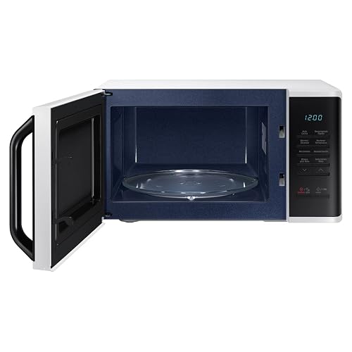 Horno de Microondas Samsung 0.8 Pies, recubrimiento interior en ceramica, modo ECO ahorra consumo de energia, descongelado rapido, blanco, modelo MS23K3513AW/AX