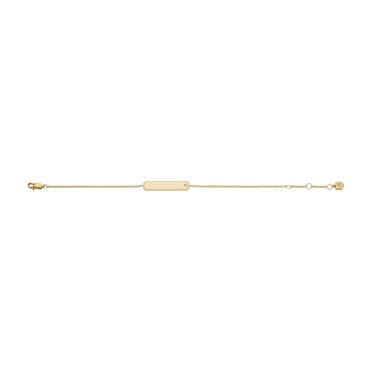 Pulsera Fossil JF04928710 Sadie de acero inoxidable en tono dorado para mujer