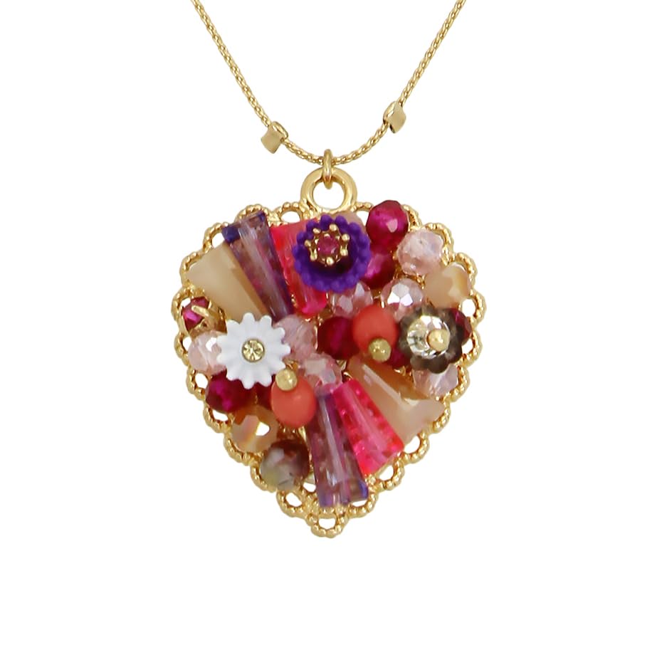 Betsey Johnson - Collar con dije de mariposa para mujer
