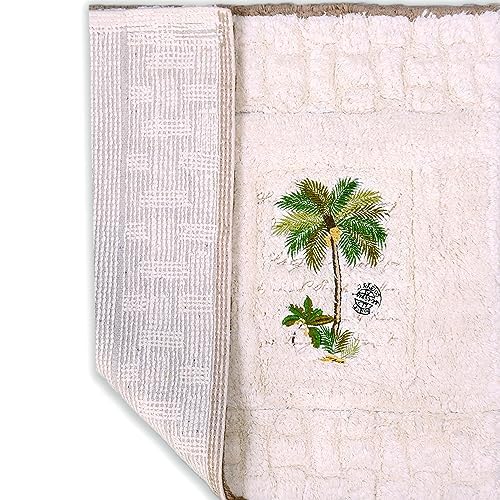 Avanti Linens - Alfombra de baño, Suave y Absorbente, Accesorios de baño inspirados en la Naturaleza (colección Colony Palm Collection)