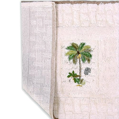 Avanti Linens - Alfombra de baño, Suave y Absorbente, Accesorios de baño inspirados en la Naturaleza (colección Colony Palm Collection)