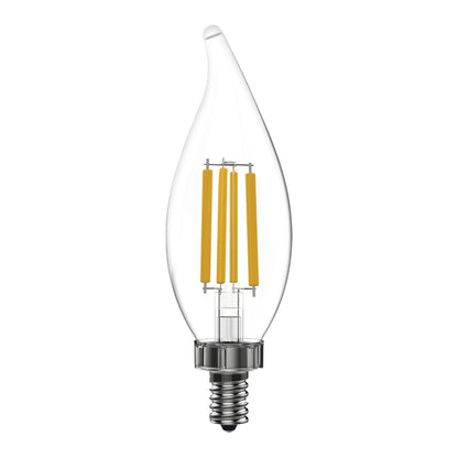 GE - Bombillas LED ultrabrillantes, equivalente a 100 W, luz de día, bombillas transparentes CA12 (paquete de 3)