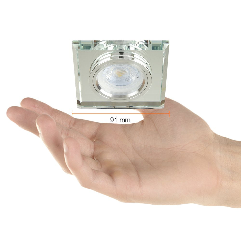 Tecnolite - Lámpara de Interior, color Cristal Espejo, compatible con tecnología inteligente