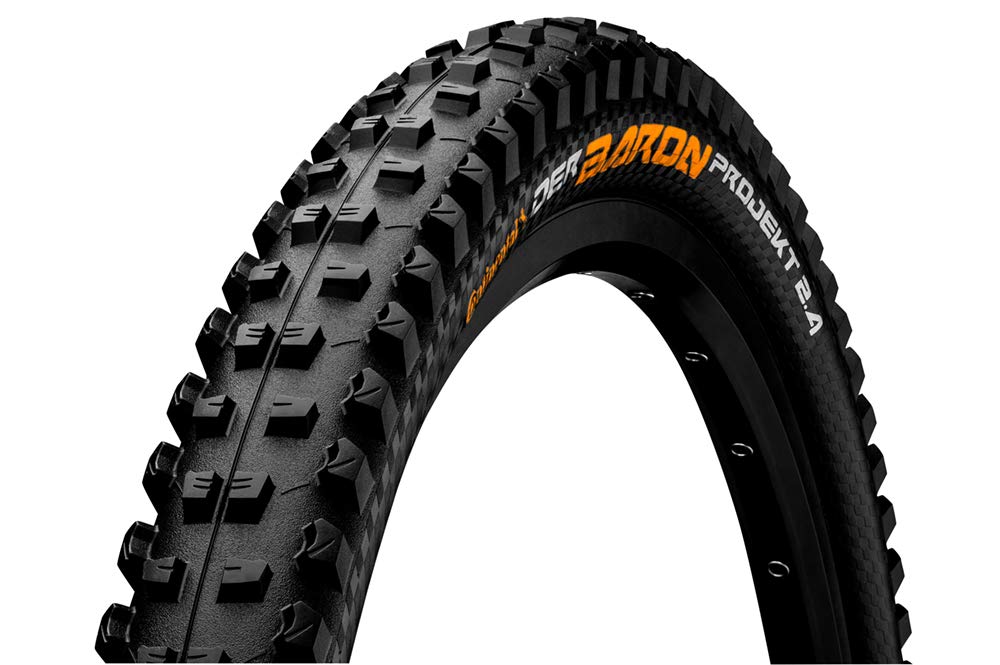 Continental Mountain Bike Protection Neumático para Bicicleta de montaña, Color Negro, sin Tubo, Plegable, Hecho a Mano, MTB Performance Tire (66.04 cm, 69.85 cm, 73.66 cm) - 27.5 x 2.4 - Der Baron Projekt