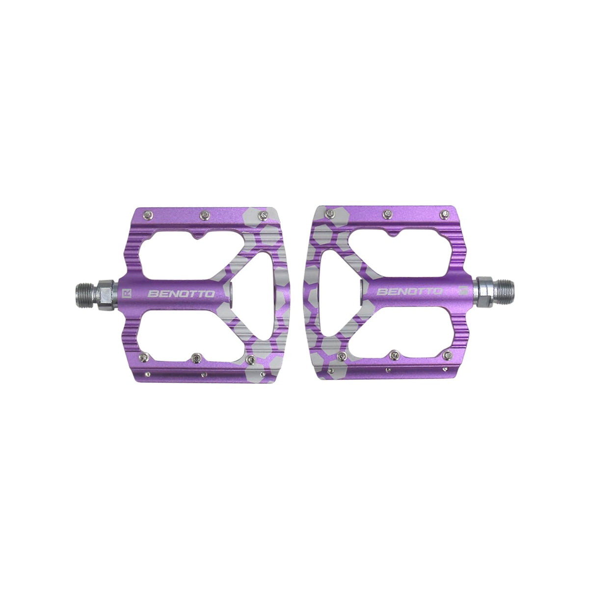 Benotto Pedal MG-004 9/16 Plataforma Balero Sellado Aluminio Violeta 147CB302