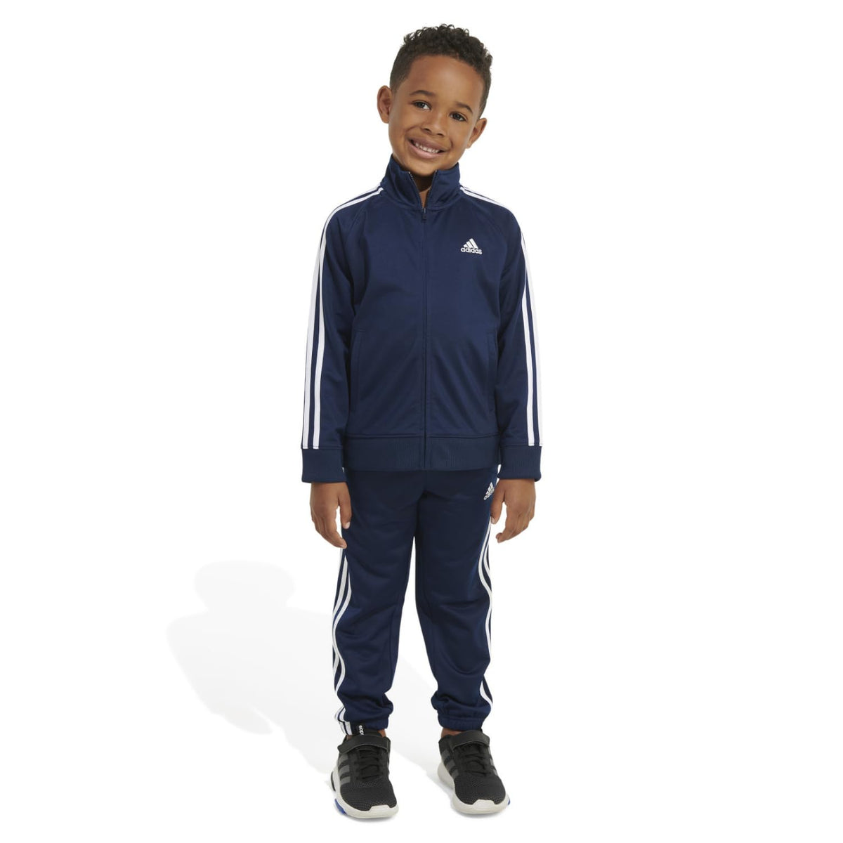 adidas - Conjunto de Chamarra y pantalón de Tricot para bebé