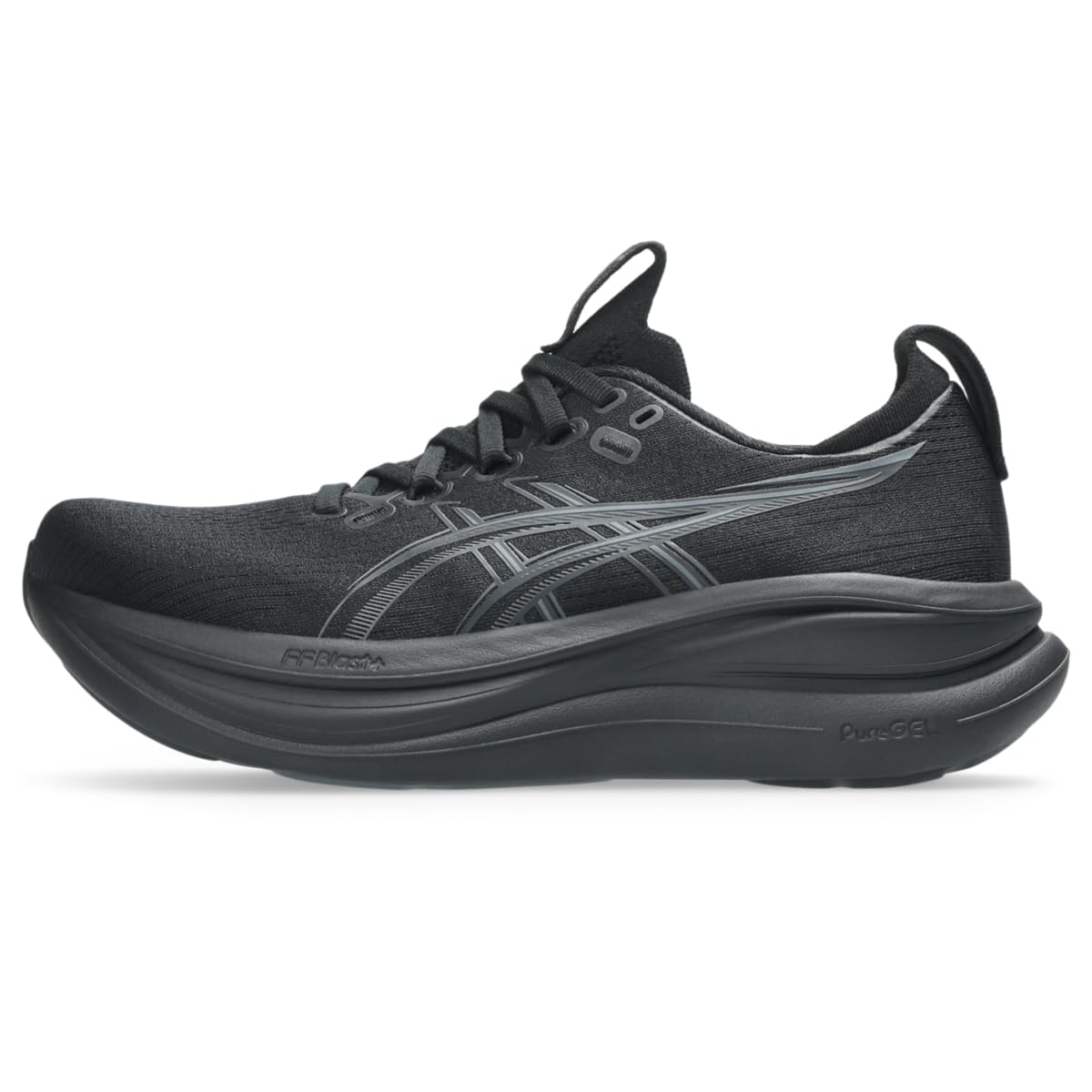 Asics Gel-Nimbus 28 - Tenis de Correr para Mujer | Zapatos para correr de carretera - 22.5 cm - BLACK - GRAPHITE GREY