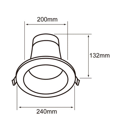 INTERIOR EMPOTRADOS LED 20W 3000-6500K