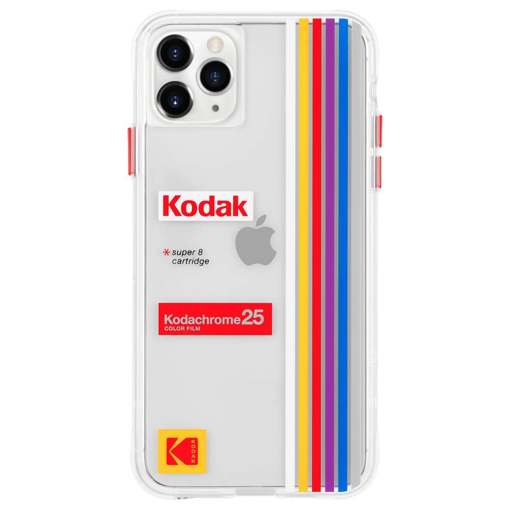Case-Mate Kodak x iPhone 11 Pro Case - Kodak Striped Kodachrome Super 8 Case