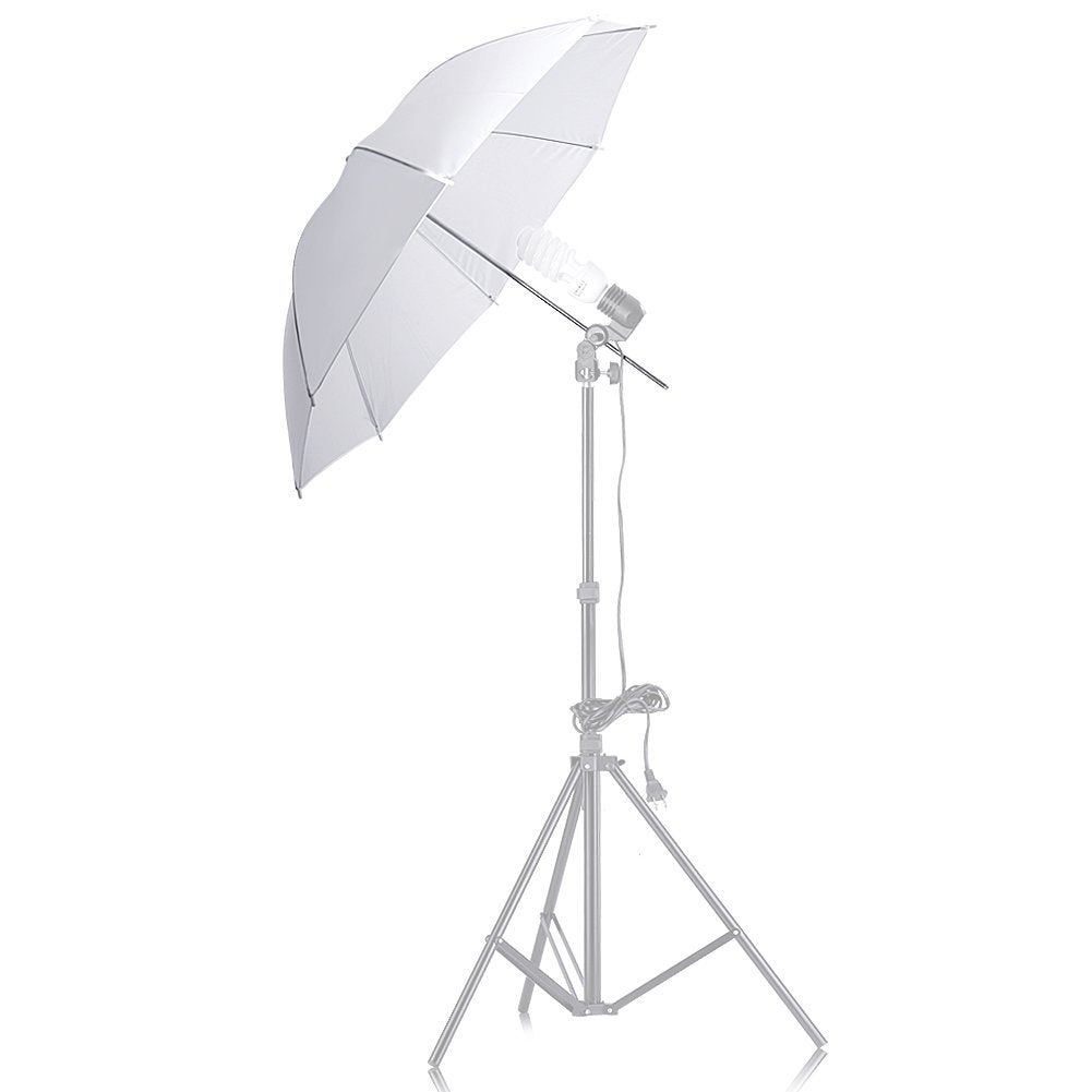 Neewer 90005898 Flash Traslúcido para Estudio de Fotografía con Sombrilla Suave, 83 cm, 2 piezas, color Blanco