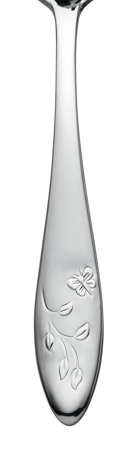 Lenox Cubiertos Butterfly Meadow 65 Piezas para 12 Comensales con Cubiertos para Servir, Acero Inoxidable 18/10