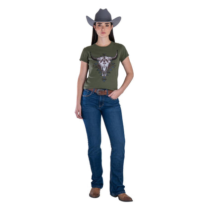 Wrangler Camisa de Algodón para Mujer