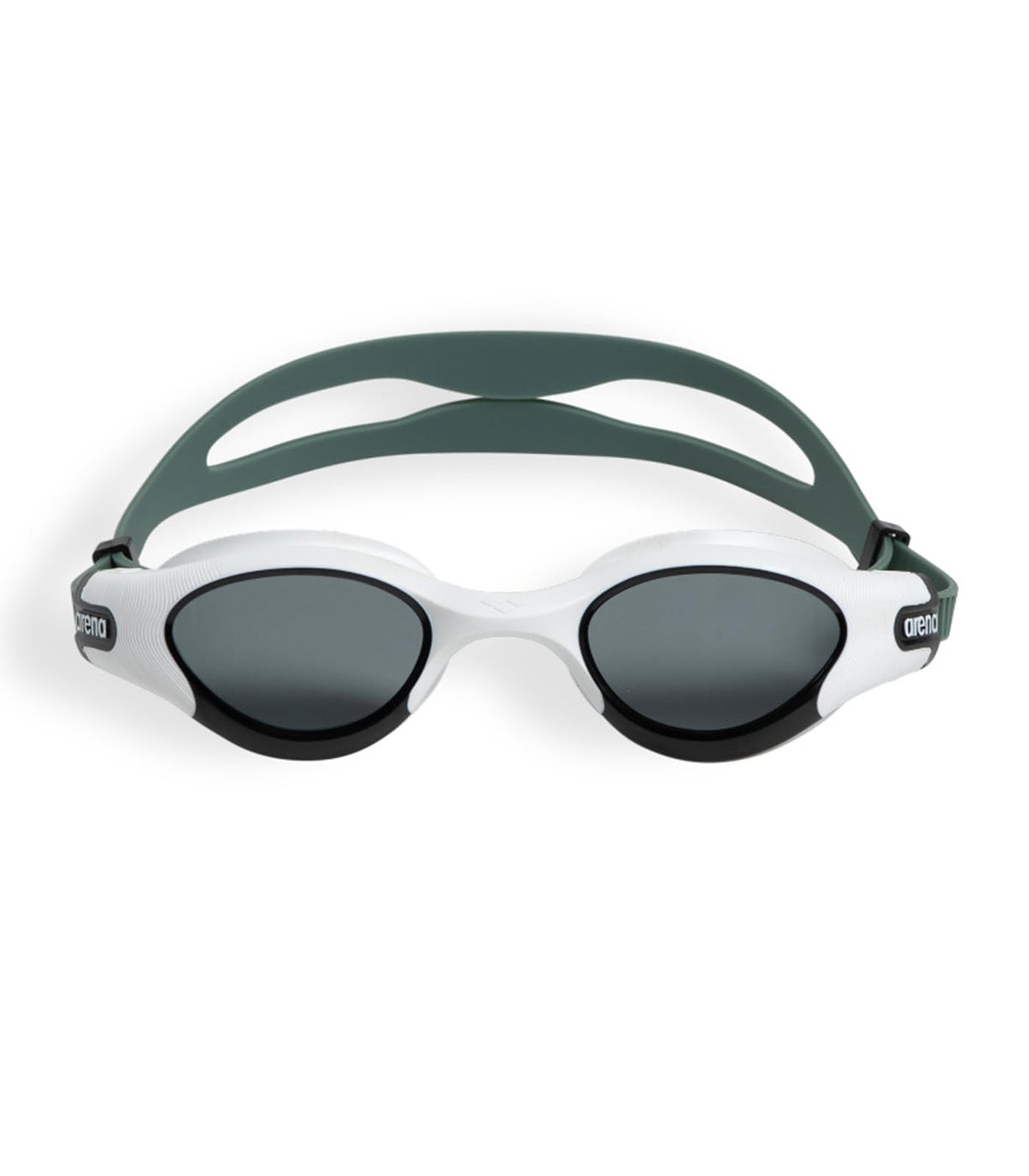 ARENA Unisex Adult The One Plus Swim Goggles Watertight Fit Orbit-Proof Seals Anti-Fog Coating Fitness Swimmers Triathletes - Lentes sin espejos - Humo - Blanco - Salvia
