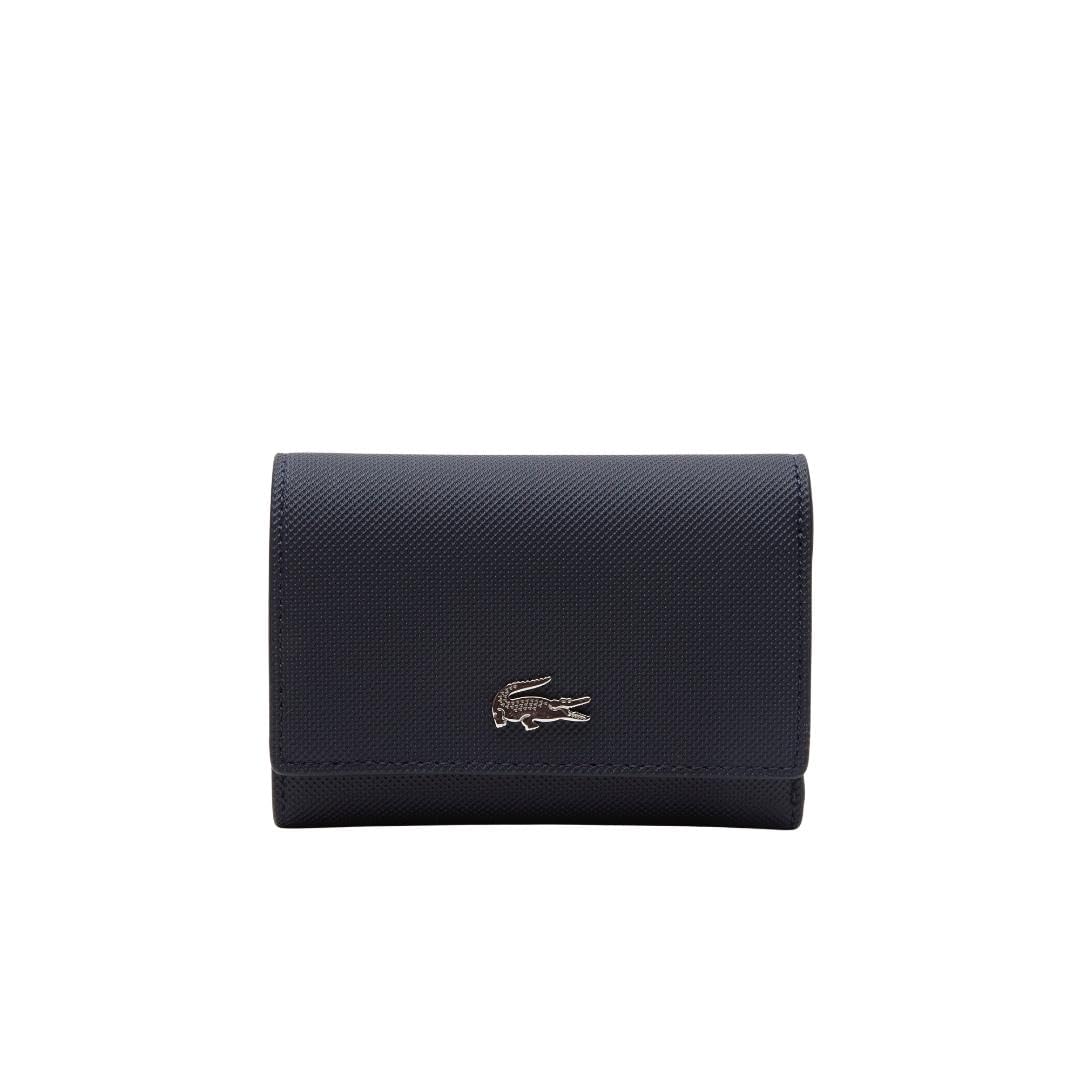 Cartera Anna con solapa y cierre a presión para mujer - Talla Única - Azul