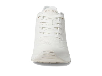 Skechers Million Air - Aire Elevado Zapatillas para Mujer | Tenis casuales, espuma viscoelástica refrigerada por aire, Skech-Air, ajuste de cuña con 1 pulgada de altura, sin cordones