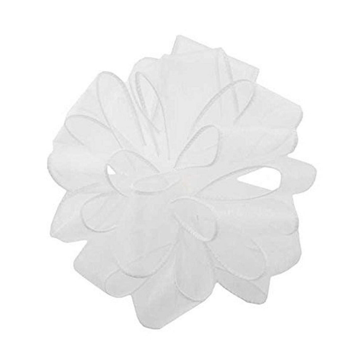 Berwick Offray Dwi Sheer Spring Wired Edge Ribbon-1-1/2" Wide X 50 Yards-White - Blanco