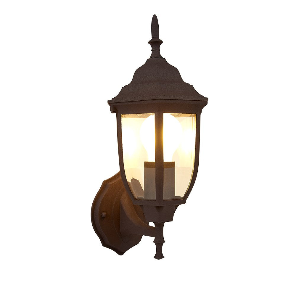 Tecnolite - Lámpara de Pared Arbotante Tipo Farol Vintage Exterior, Base E27, Potencia Máx. 60 W, IP44, No incluye foco