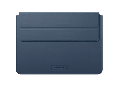 SwitchEasy EasyStand Funda Compatible con MacBook Air/Pro 13"/14", Cubierta Magnética, Soporte Inteligente - Azul