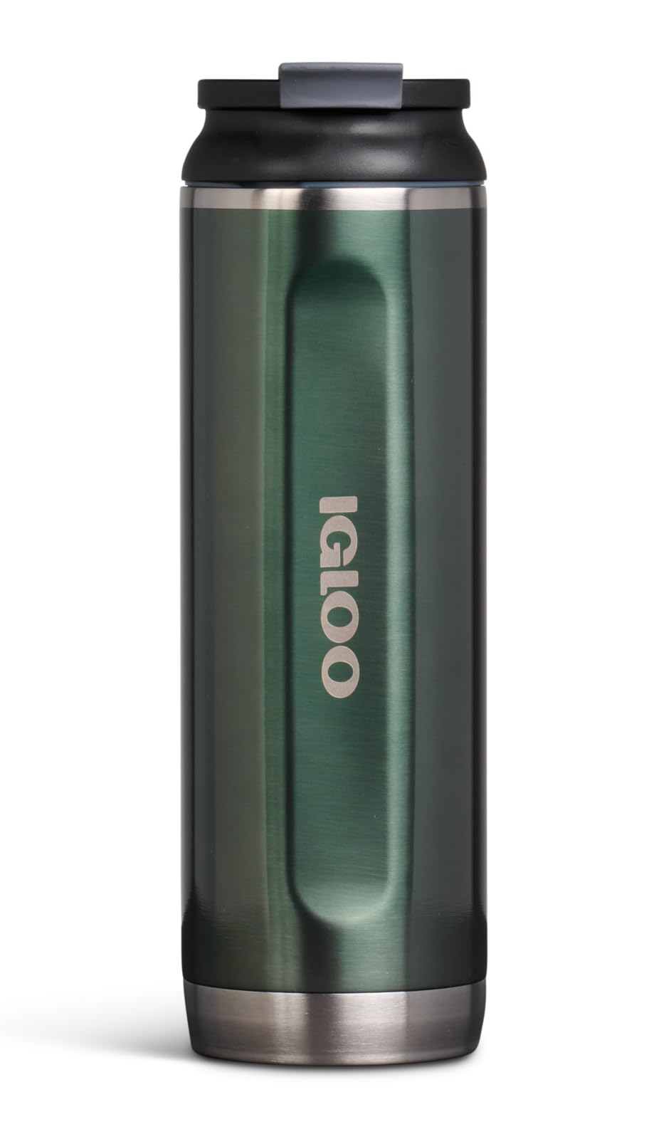 Igloo Vaso de Acero Inoxidable Flip 'n' Sip, 591-946 ml - Pícea - 20 Ounces - 20 onzas