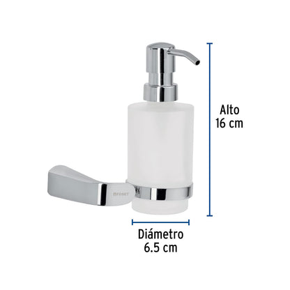Foset Riviera RIA-75, Dispensador de jabón, cromado, línea Riviera